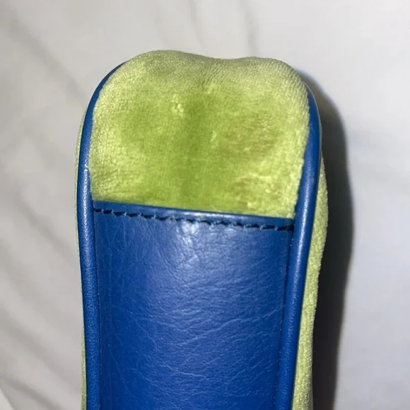 💙💚Y2K Juicy Couture Green and Navy Shoulder Bag with Original Dust Bag💙💚 - Picture 13 of 16